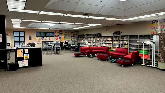 Diamond Valley Middle School Library in Hemet