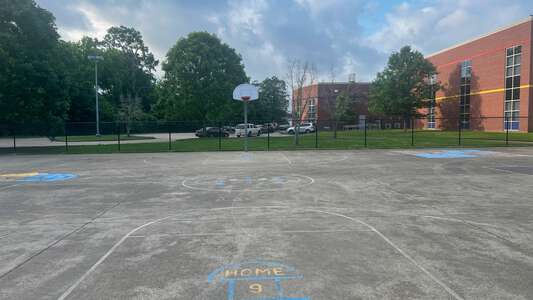 Claiborne Elementary School Outdoor Basketball Courts in Baton Rouge