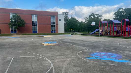 Claiborne Elementary School Outdoor Basketball Courts in Baton Rouge