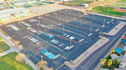 Highland High School Parking Lot 2 in Gilbert