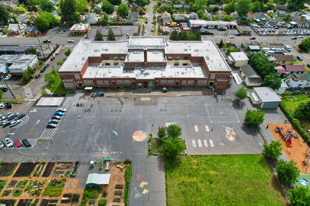 Vestal K-5 School Outdoor Basketball Courts in Portland 2