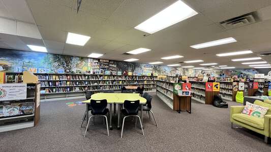 Cedar Hill Elementary School Media Center in Lawrenceville