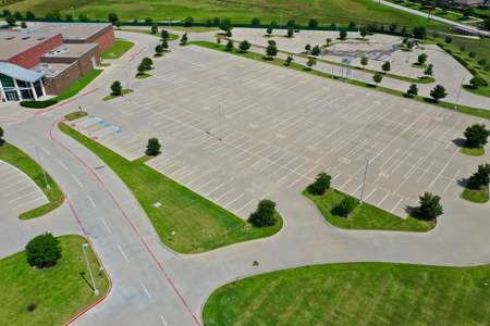 Lake Ridge High School Parking Lot 4 in Mansfield