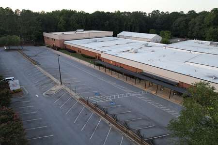 Simpson Elementary School Parking Lot - Main Front in Peachtree Corners