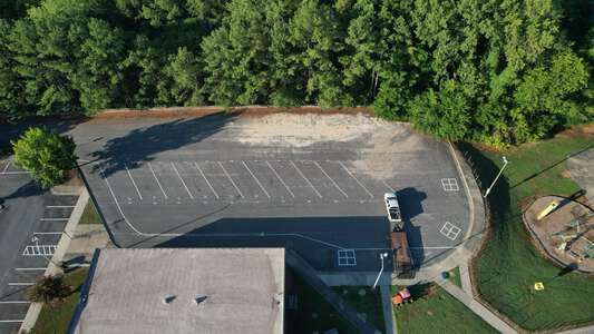 McAlpine Elementary School Parking Lot - Side in Charlotte 2