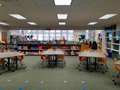 J.H. McGaugh Elementary School Media Center in Seal Beach