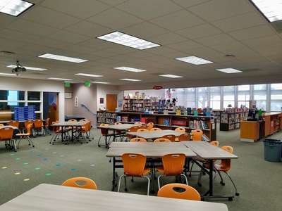 J.H. McGaugh Elementary School Media Center in Seal Beach