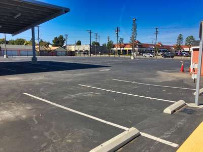 South Bay Adult School (SBAS) Parking Lot - Back in Redondo Beach