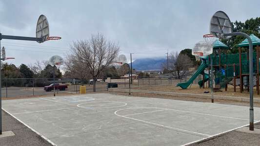 Montezuma Elementary School Outdoor Basketball Courts in Albuquerque