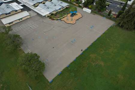 Coyote Hills Elementary Blacktop / Basketball Courts in Newark