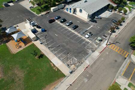 Robinson Elementary School Parking Lot in Fresno