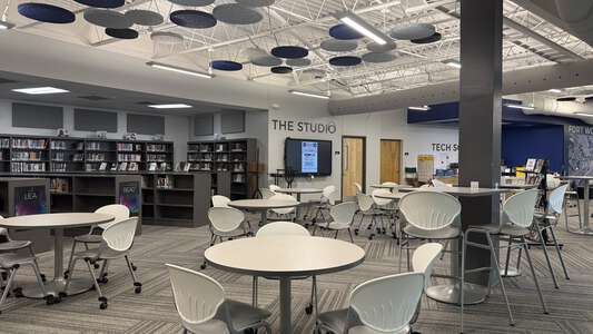 South Hills High School Library in Fort Worth