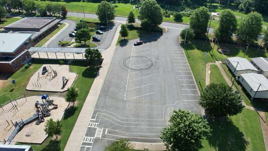 Winterfield Elementary School Parking Lot - Side in Charlotte 2