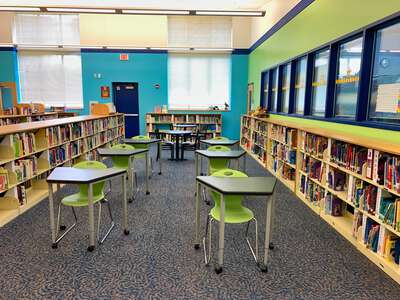 Becky-David Elementary School Learning Commons in St. Charles