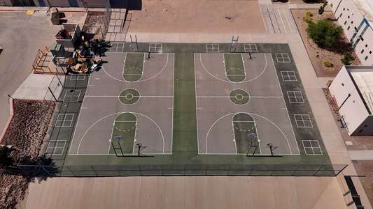 Mission Ridge Elementary School Outdoor Basketball Courts in El Paso 2