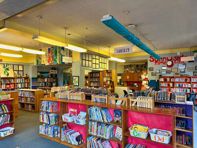 Sunnyside K-8 School Library in Portland
