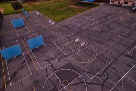 Valentine Elementary School Outdoor Basketball Courts in San Marino