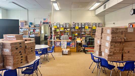 Highland Elementary School Library in Baton Rouge
