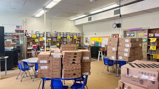 Highland Elementary School Library in Baton Rouge