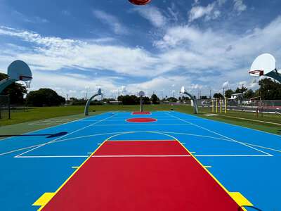 Royal Palm Elementary School Outdoor Basketball Courts in Miami