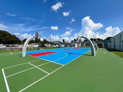 Royal Palm Elementary School Outdoor Basketball Courts in Miami