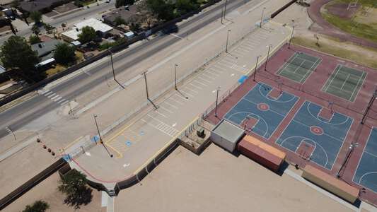 Col. John O. Ensor Middle School Parking Lot - Courts in Horizon City 2