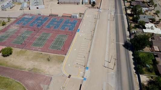 Col. John O. Ensor Middle School Parking Lot - Courts in Horizon City 3
