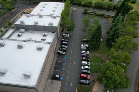 Aloha-Huber Park PreK-8 Parking Lot - Front in Beaverton