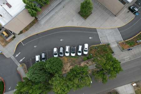 Aloha-Huber Park PreK-8 Parking Lot - Front in Beaverton