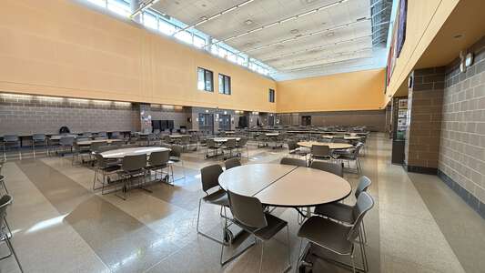 Infinity Math Science and Technology High School Cafeteria in Chicago 2