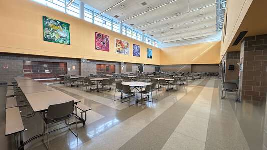 Infinity Math Science and Technology High School Cafeteria in Chicago 3