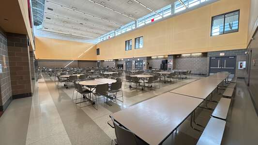 Infinity Math Science and Technology High School Cafeteria in Chicago 4
