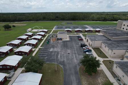 Crews Lake Middle School Parking Lot - Staff in Spring Hill