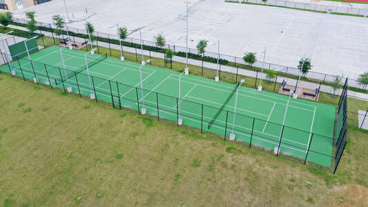 Yates High School Tennis Courts in Houston