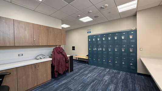Morse High School Dressing Room in San Diego