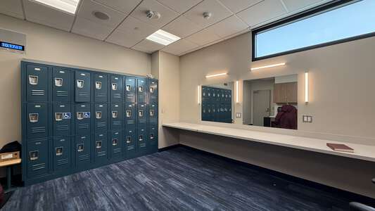 Morse High School Dressing Room in San Diego