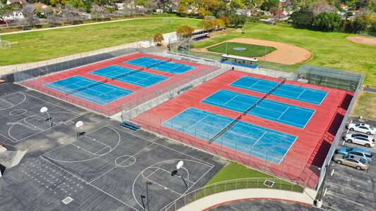 Marshall Fundamental School Tennis Courts in Pasadena