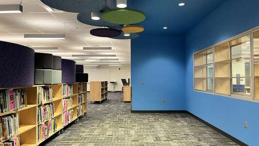 Camas Ridge Community School Library in Eugene