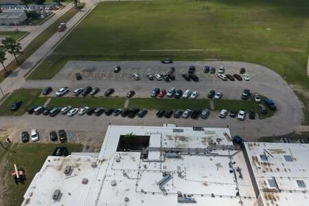 Shotwell Middle School Parking Lot - Back in Houston 2