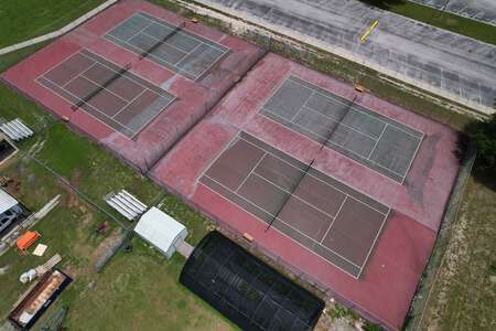 Zephyrhills High School Tennis Courts in Zephyrhills
