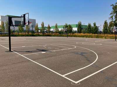 Abram Agnew Elementary School Outdoor Basketball Courts in San Jose