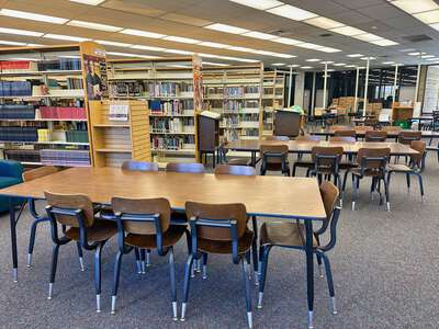 Woodland High School Library in Woodland