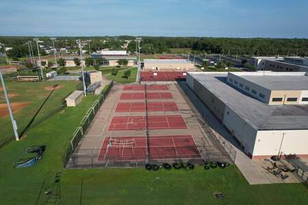 Fivay High School Tennis Courts in Hudson