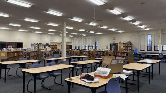 Amherst-Pelham Regional Middle School Library in Amherst