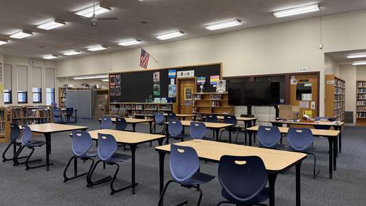 Amherst-Pelham Regional Middle School Library in Amherst