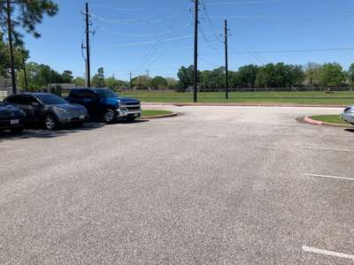 Dulles Elementary  School Parking Lot in Sugar Land