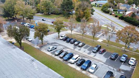 Providence Elementary School Parking Lot - Side in Virginia Beach 2
