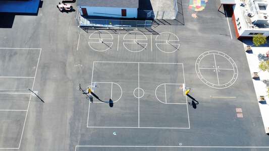 Walt Disney Elementary School Outdoor Basketball Courts in Burbank 2