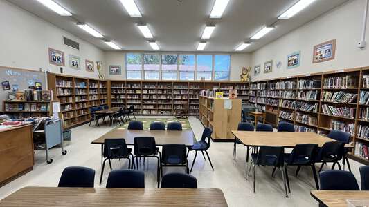 Hooker Oak Elementary School Library in Chico