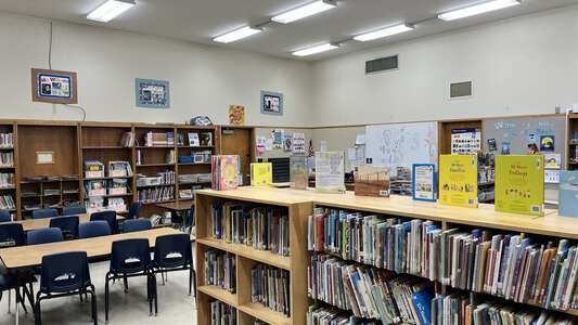 Hooker Oak Elementary School Library in Chico
